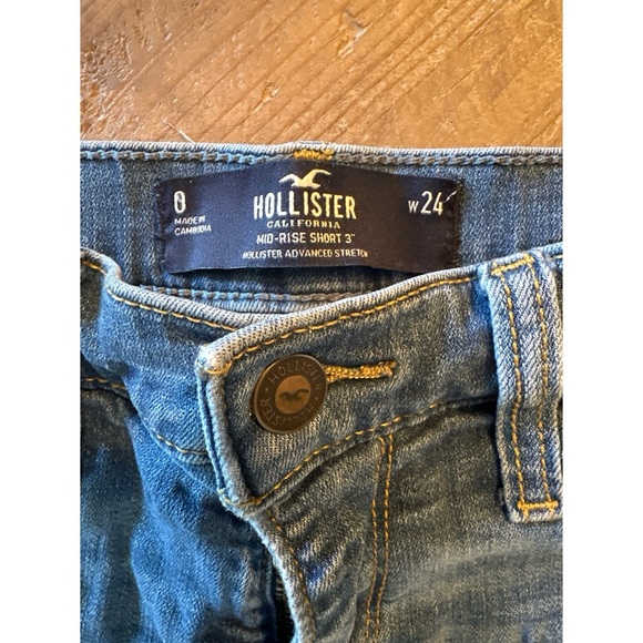 Hollister Denim Distressed Jean Shorts - Picture 3 of 3
